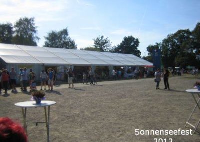 Festzelt vom SonnenSeeFest 2012