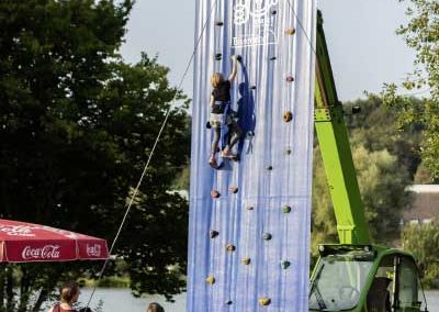 Kletterwand auf dem SonnenSeeFest